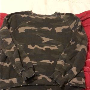 Rag doll camo sweatshirt